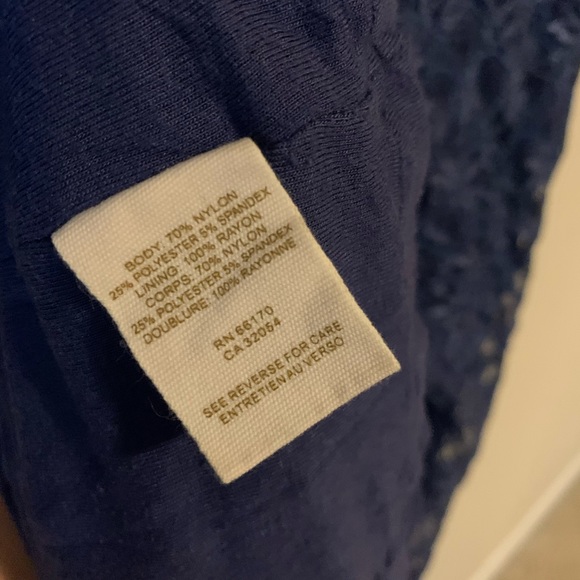 Blue Free People Lacey Bodycon Dress - Picture 4 of 5